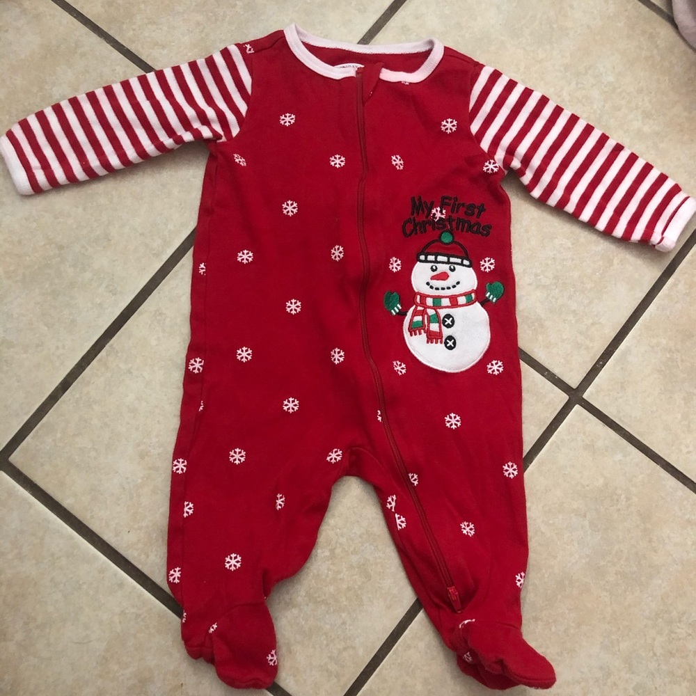 Baby first Christmas pjs